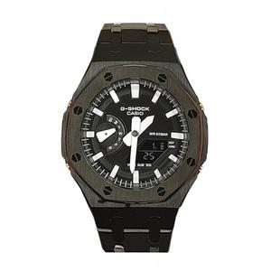 Часы Casio G-Shock Analog-Digital 2100 Series, арт. GA-2100SKE-7A, 44 мм, черный