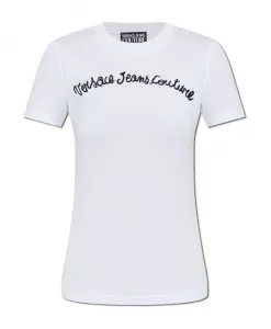 Футболка с логотипом Versace Jeans Couture, белый