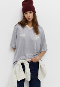 Поло PULL&BEAR STWD FOOTBALL , Grey