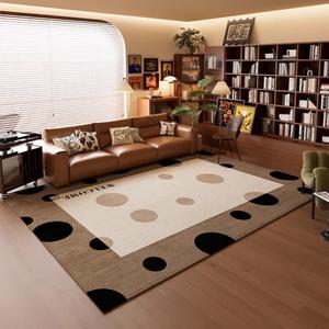Dajiang Ковер 100х160 см в винтажном стиле, из мягкого велюра с круглым принтом, для гостиной/спальни, моющийся