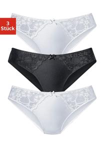 Трусы PETITE FLEUR, цвет 2xweiß+1xschwarz