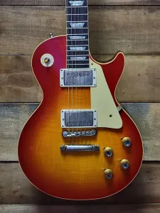 Gibson Custom Shop 1960 Les Paul Standard VOS - Вишнево-янтарный с футляром