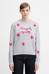 Свитер из смесовой шерсти Mc2 Saint Barth, серый