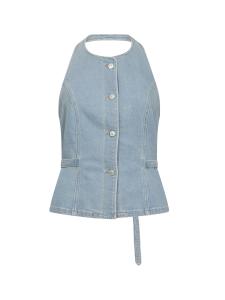 Топ Ivy Copenhagen Alba, Blue Denim