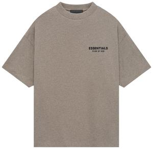 Футболка Fear of God Essentials Jersey Crewneck Tee 'Heather Grey', серый