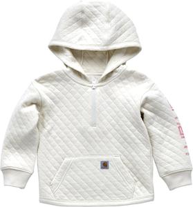 Carhartt девочки худи с длинным рукавом и молнией до середины, Light Beige