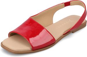 Женские сандалии на плоской подошве с ремешком сзади Journee Collection Brinsley, красный