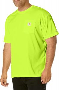 Carhartt мужская футболка с коротким рукавом Force Color Enhanced, Brite Lime