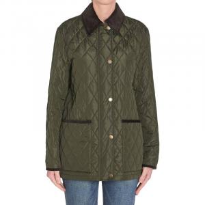 Куртка с ромбовидной стежкой Burberry, оливковый