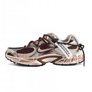 Nike Женские кроссовки V5 RNR для бега и повседневной носки, устойчивые к истиранию, дышащие, низкие, розовые и коричневые