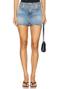 Мини-юбка с ремнем Laurie Grlfrnd, beverly blvd