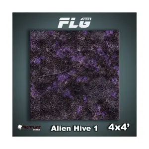4 х 4 фута — Улей пришельцев, фиолетовый, F.L.G. Mats 4' x 4'