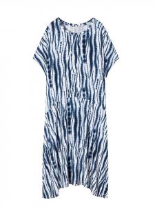 Длинное платье TATUUM, цвет dunkelblau/weiß