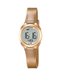 K5677/3 Crush золотые резиновые женские часы Calypso, золотой