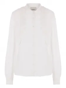 Шелковая рубашка с вышивкой ISABEL MARANT, белый