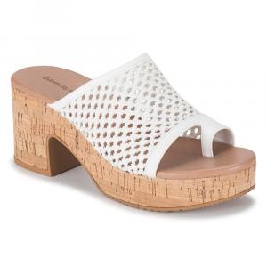 Босоножки Michaela на платформе и блочном каблуке Baretraps, белый