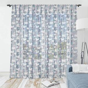 Штора Abakuhaus Blumen Mix 2 шт, 274x210x0,5 см цвет purpleblue mehrfarbig