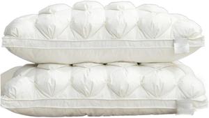 makej Подушка из гусиного пуха и пера с защипками для шеи