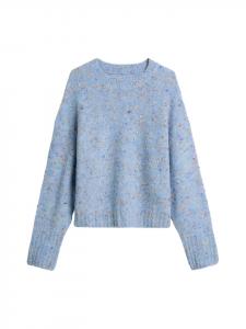Marc O'Polo DENIM Свитер из букле оверсайз в цвете «Синие сумерки»