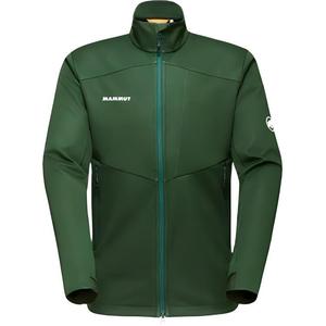 MAMMUT Куртка азиатского кроя мужская черная, Forest Green/Woods