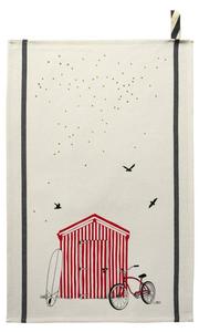 Кухонное полотенце La cerise sur le GaМ‚teau Marinette, белый - текстиль - 70 x 1 x 50 см