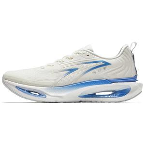 Коллекция беговых кроссовок для мужчин с низким верхом цвета слоновой кости / песочно-серого / растворенного в воде синего цвета Anta