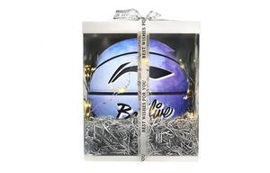 LINING Баскетбольный мяч PU Blue Purple Starry Sky Collection размер 7 тренировочный unisex