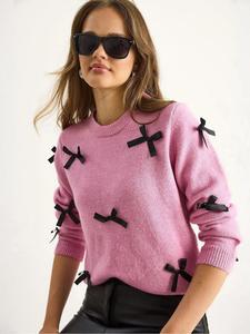 Bianco Lucci Свитер в розовом цвете