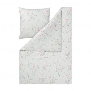 Постельное белье Estella Mako Interlock Jersey Эльза серебро 135х200 см+80х80 см