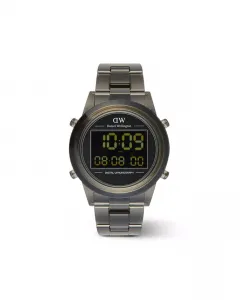 Унисекс-хронограф, серые пластиковые часы, 42 мм Daniel Wellington