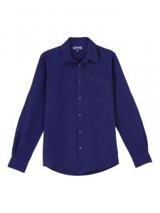 Рубашка с длинными рукавами Vilebrequin Caroubis, синий