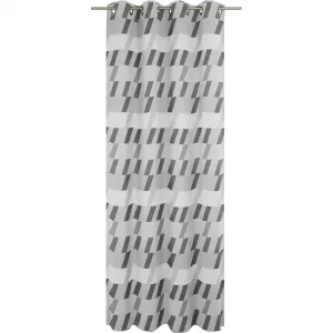 Шторка Bray с люверсами, 1 шт. Wirth, темно-серый