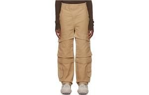 Хлопковые карго-брюки Entire Studios, желтый