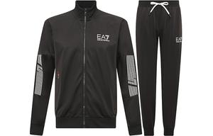EA7 Casual Sportswear Мужская черная футболка EMPORIO ARMANI