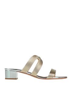 Сандалии Aquazzura, платиновый