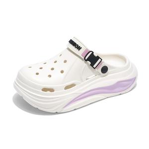 TONYBEAR Клоги женские бело-фиолетовые, цвет White Purple