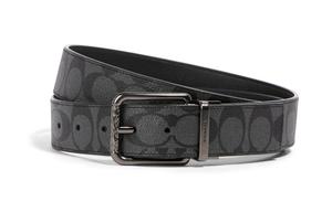 Мужской кожаный ремень COACH, Поставляется с черной подарочной коробкой