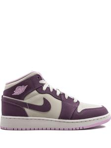 Кроссовки Air Jordan 1 Mid (GS) Jordan Kids, фиолетовый