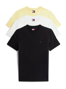 Рубашка Tommy Jeans, светло-желтый/черный/белый