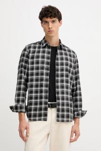 Хлопковая рубашка Marc O'Polo, серый