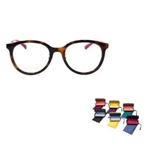 GUCCI Очки с овальной оправой, Tortoiseshell