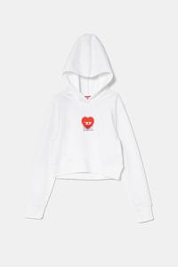 Детская толстовка из хлопка SCUOREHOOD Sweat-Shirt Diesel, белый