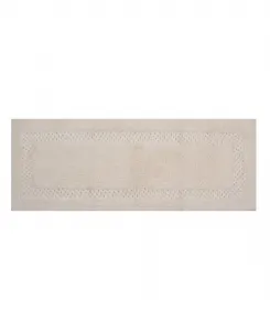Стильный коврик для ванной, 53 x 137 см Home Weavers, слоновая кость