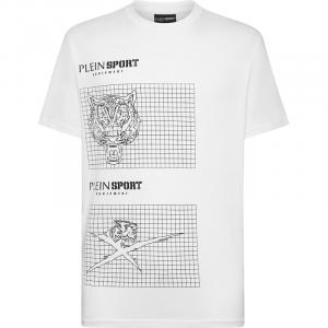 Футболка с тигром Plein Sport, белый
