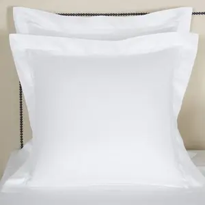 Наволочка Frette Doppio Ajour из хлопка, 65х65, белый