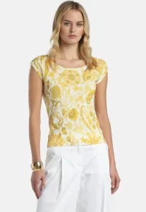 Футболка с принтом copertura Luisa Spagnoli, Giallo