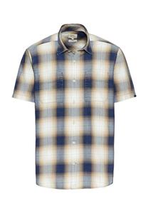 Повседневная рубашка с длинным рукавом и воротником-стойкой Camel Active, синий