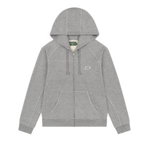 Худи Denim Tears Court Lines Zip Hoodie, Grey