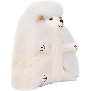 Коллекционная плюшевая игрушка ежик из серии Animal Collection, высота 15/25см BBFAT ALPACA, белый