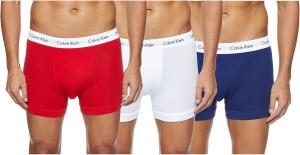 Calvin Klein Men's No Yoke, White/Red/Blue